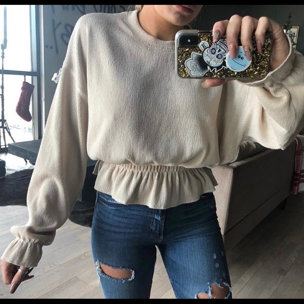 Zara size medium crop top